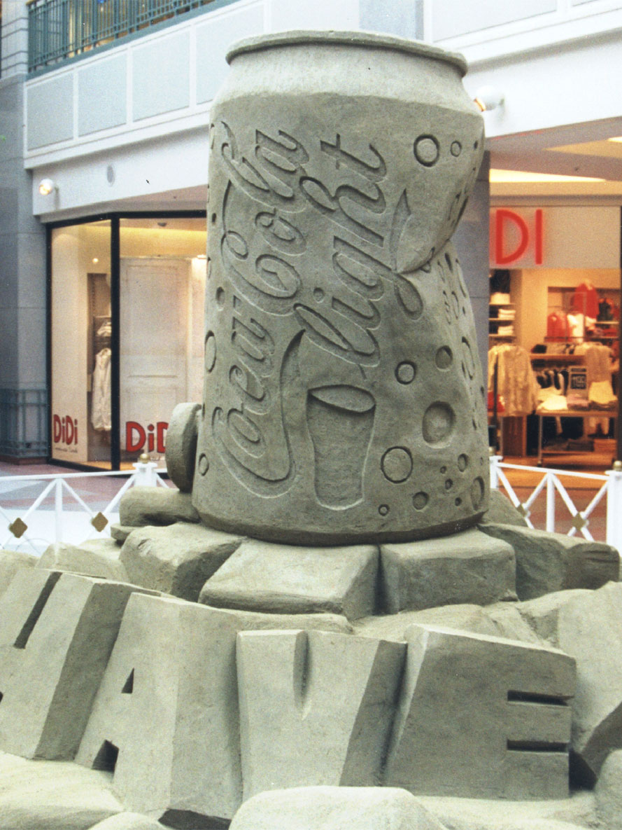 Sand Coca-Cola