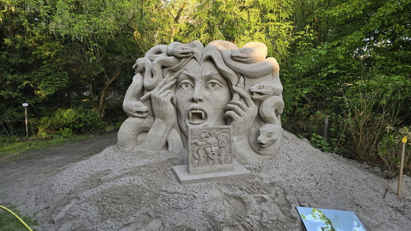 Sand Sculptures in the Gardens of Kasteel Warmelo 2025